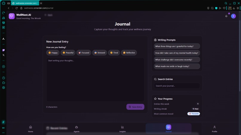 WellNest.AI - Your Personal Wellness Companion – screenshot 5