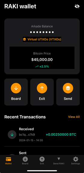 RAKI Wallet  – screenshot 1