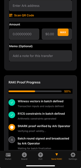 RAKI Wallet  – screenshot 5