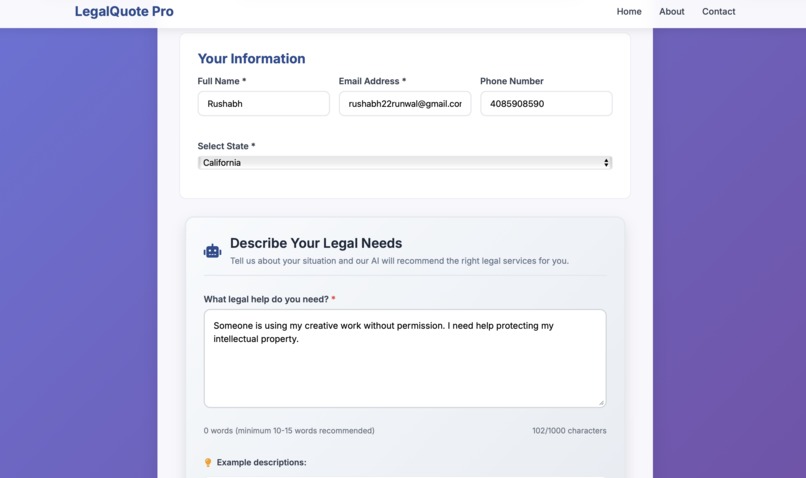 Legal Quote Pro – screenshot 4