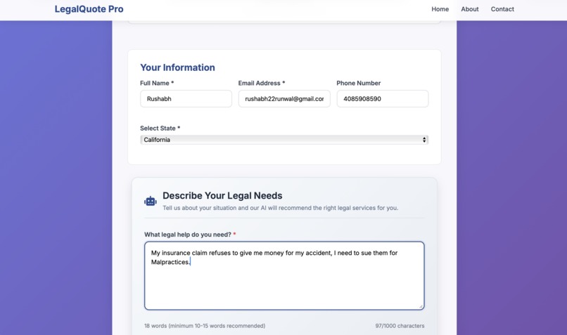 Legal Quote Pro – screenshot 5