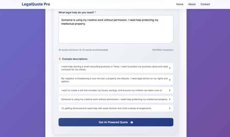 Legal Quote Pro – screenshot 6