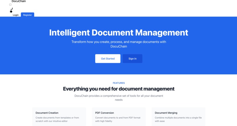 Docu Chain – screenshot 1