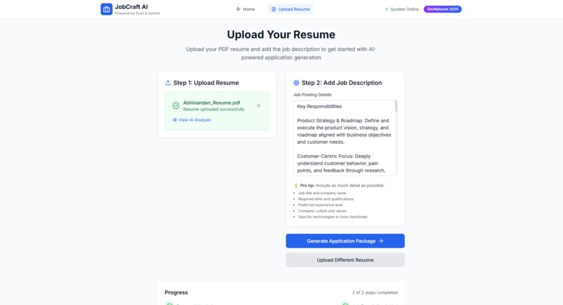 Job Craft AI – screenshot 3