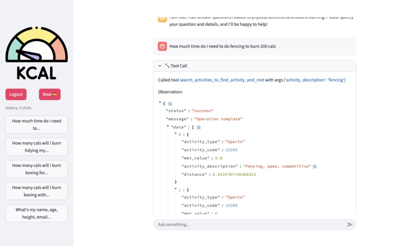 CaloriMate – screenshot 2
