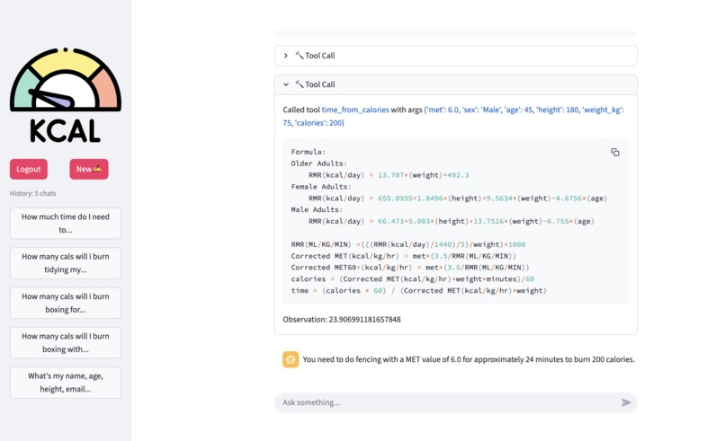 CaloriMate – screenshot 3