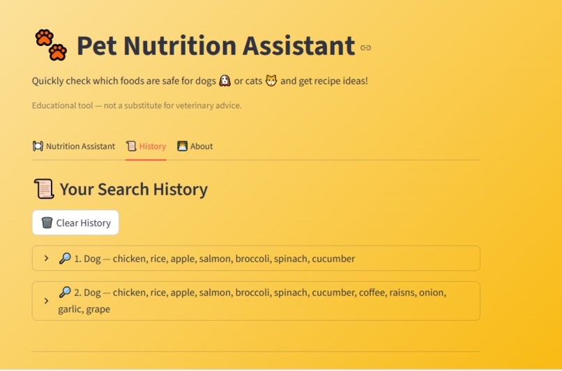 PET NUTRITION ASSISTANT – screenshot 5