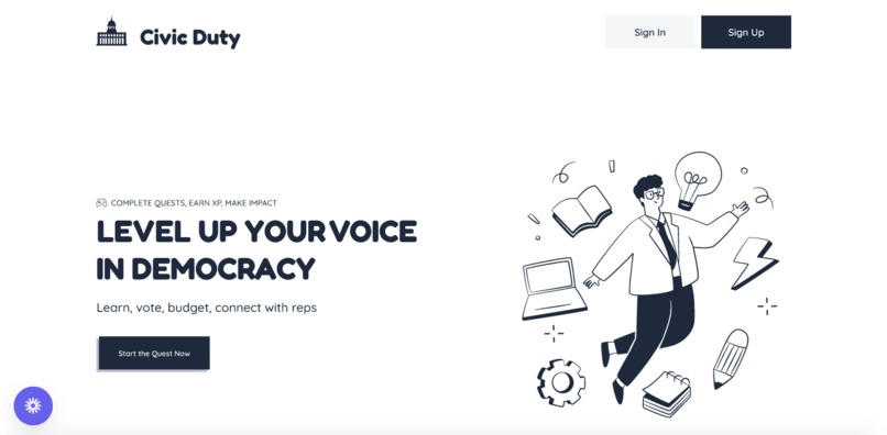 Civic Duty— Learn, simulate, and show up ready to vote. – screenshot 1