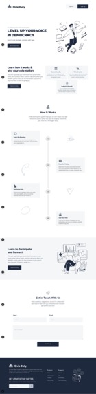 Civic Duty— Learn, simulate, and show up ready to vote. – screenshot 2