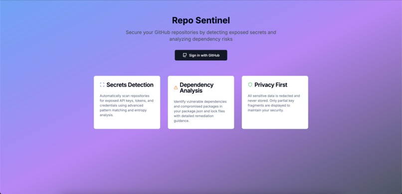 Repo Sentinel – screenshot 1