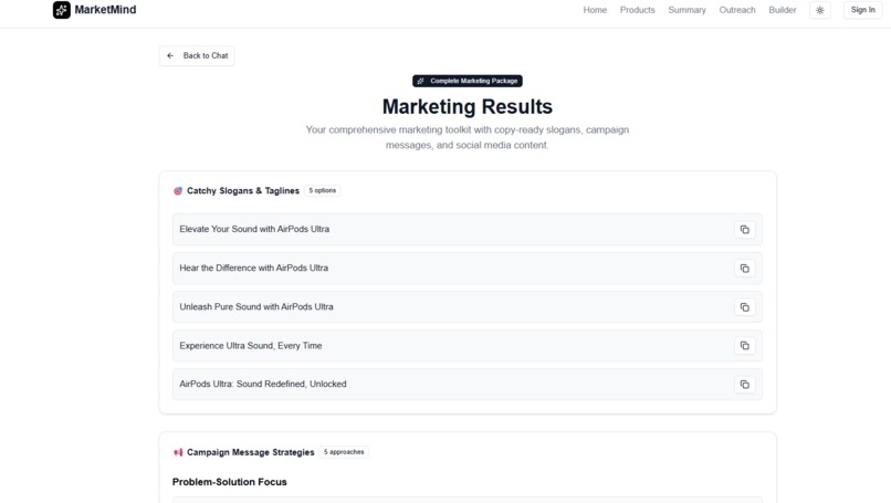 MarketMind – screenshot 2