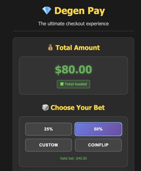 Degen Pay – screenshot 3