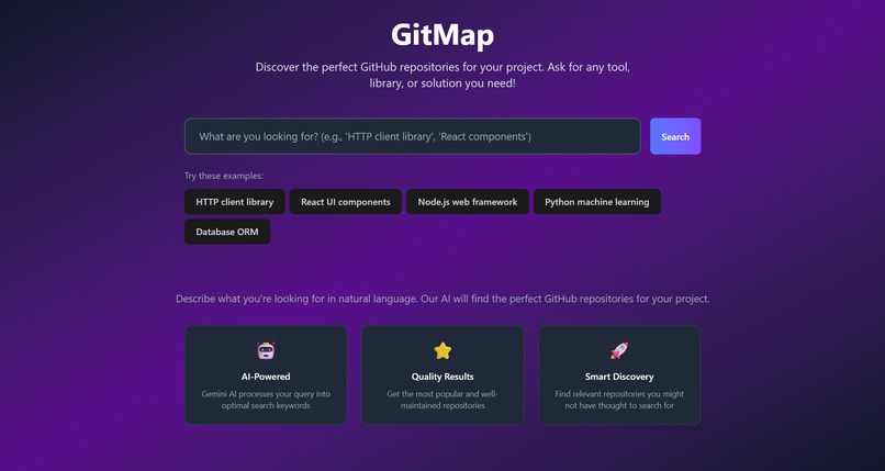 GitMap – screenshot 1