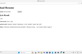 Resume Analyzer