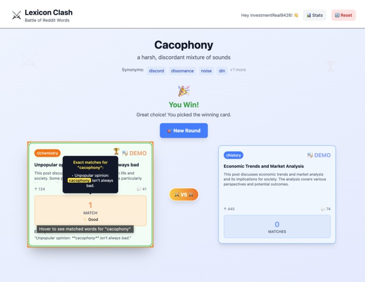 Lexicon Clash – screenshot 2