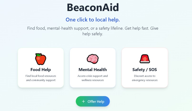 BeaconAid – screenshot 1