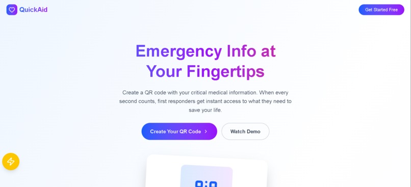 QuickAid – screenshot 2
