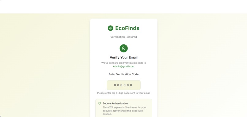 EcoFinds - Sustainable Second-Hand Marketplace – screenshot 2