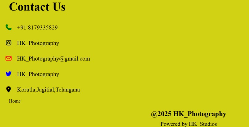 HK Photography Website – screenshot 5