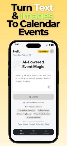 Text2cal: Calendar AI – screenshot 1