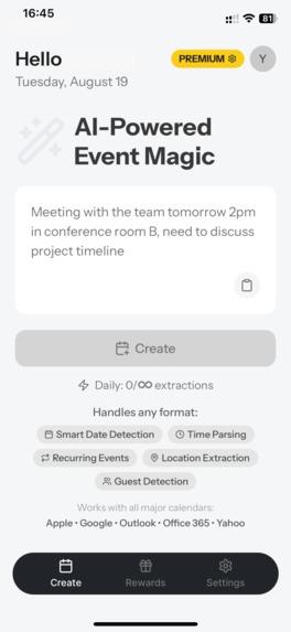 Text2cal: Calendar AI – screenshot 6