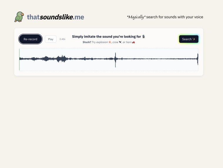 soundslike – screenshot 2