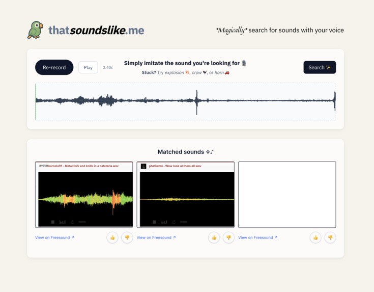 soundslike – screenshot 4