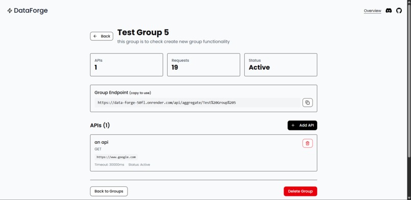 DataForge – screenshot 1