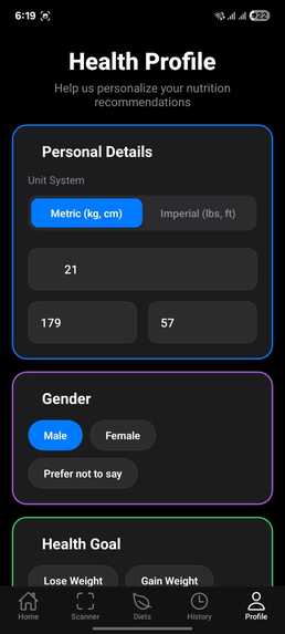 Foodyzer – screenshot 5
