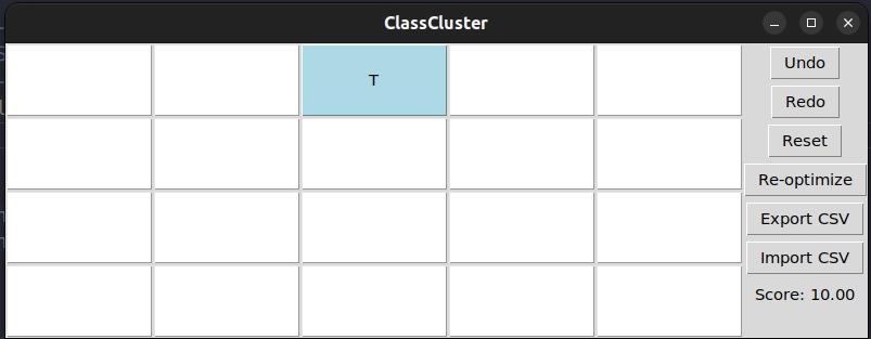ClassCluster – screenshot 1