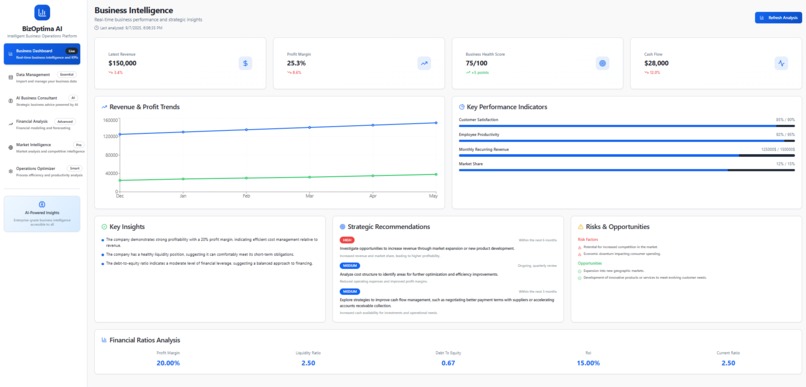 BizOptima AI – screenshot 1