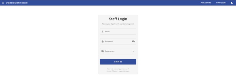 project-electronic-bulletin-board – screenshot 5