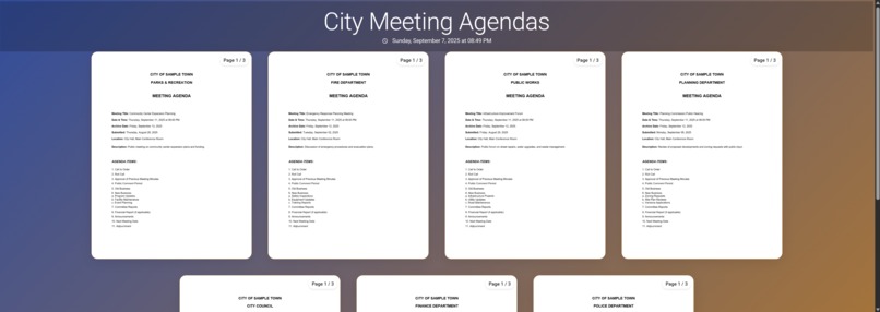 project-electronic-bulletin-board – screenshot 2