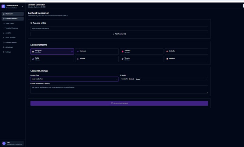 Content Genie  – screenshot 2