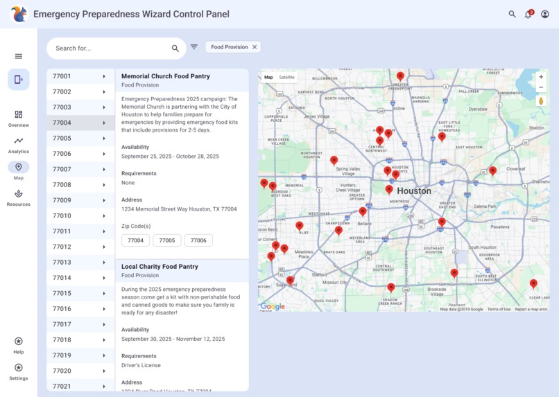 Houston Emergency Preparedness Wizard – screenshot 6