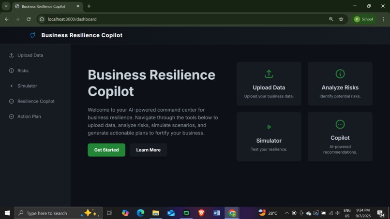 BuResCop (Business Resilience Copilot) – screenshot 5