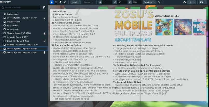 ZOSU's Mobile Multiplayer Arcade Template – screenshot 6