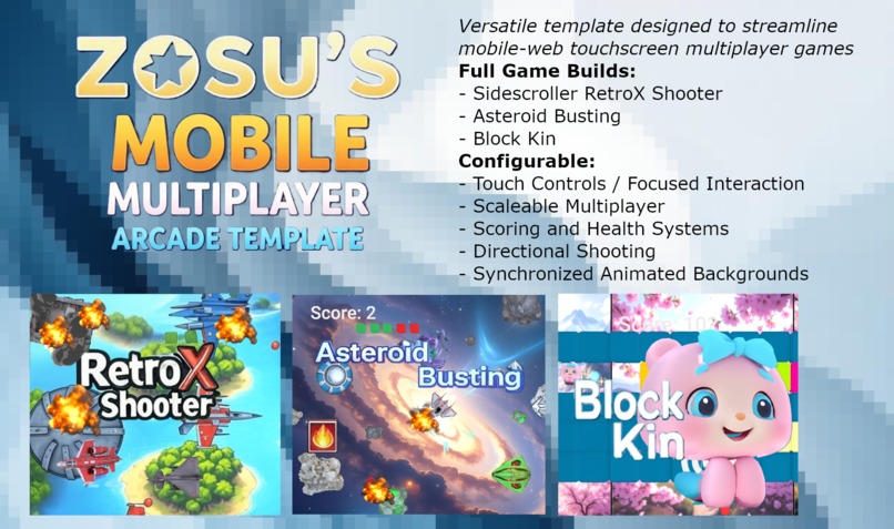 ZOSU's Mobile Multiplayer Arcade Template – screenshot 1