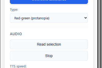 Accessible Web Transformer