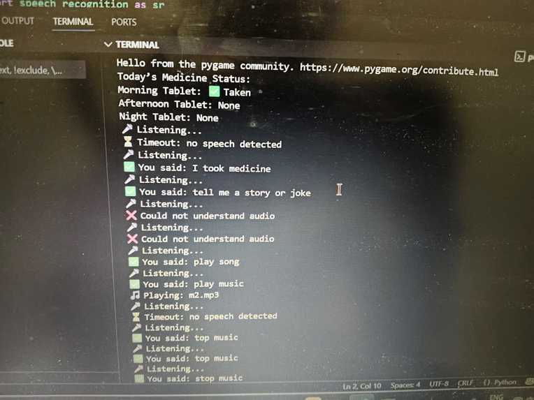 ElderSense: An AI-Powered Companion for Elderly Care – screenshot 1