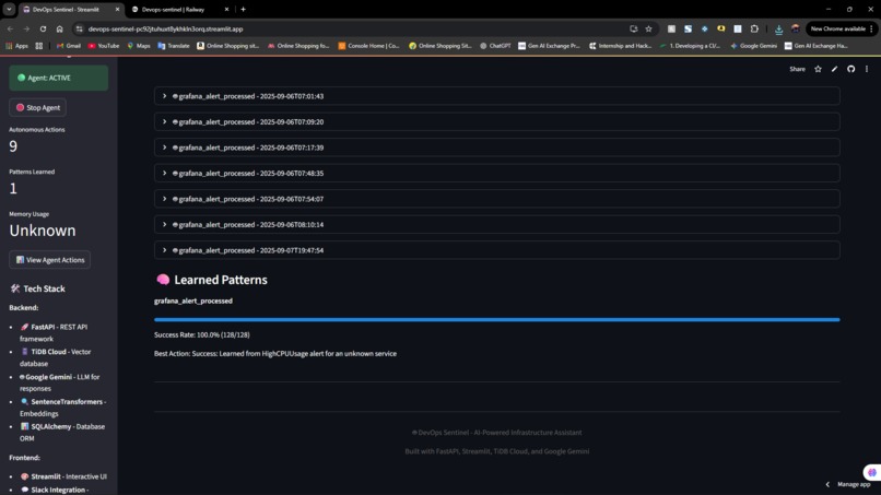 Devops-Sentinel – screenshot 3