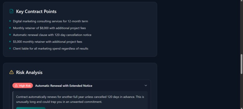 LegalDocLens – screenshot 3