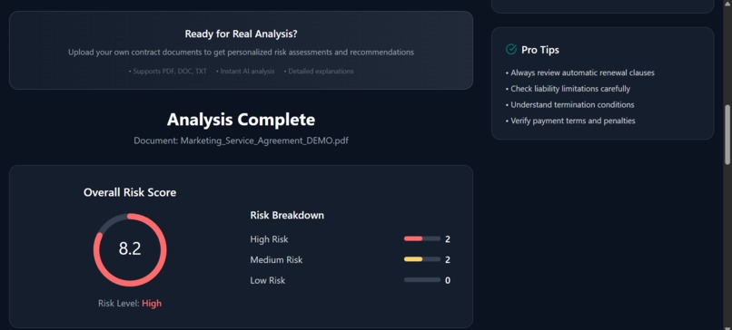 LegalDocLens – screenshot 4