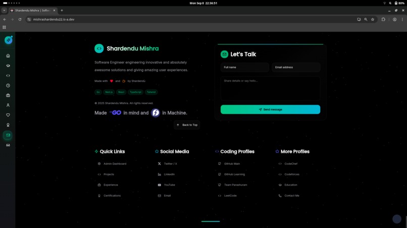 MishraShardendu22's Portfolio – screenshot 2
