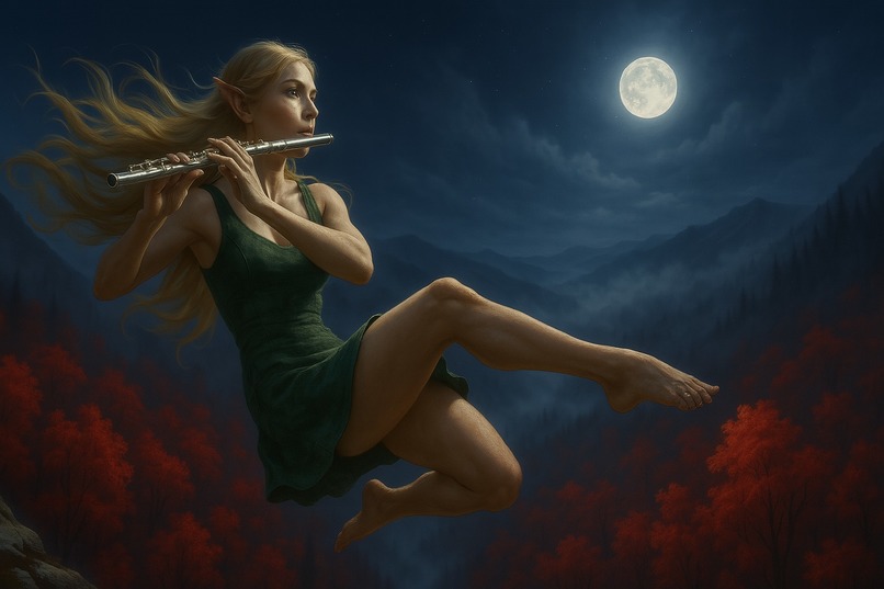 My Escape | AI Vocal Trance Music Video w. Transverse Flute – screenshot 2