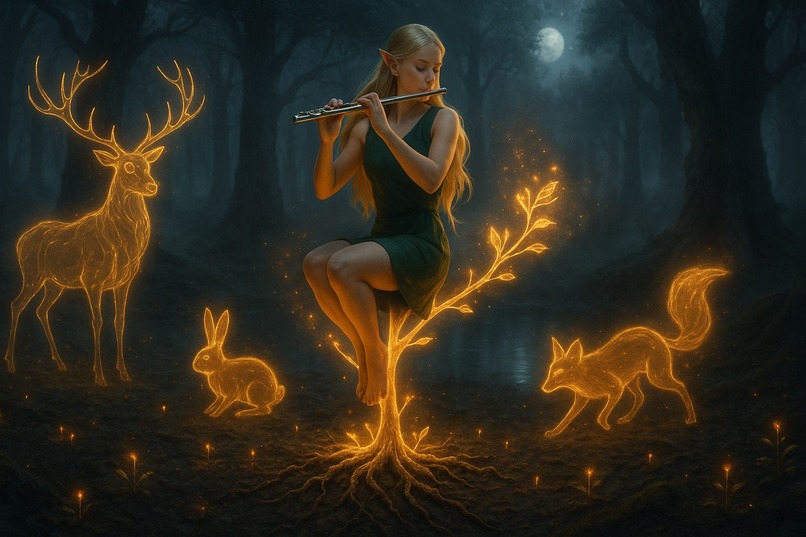 My Escape | AI Vocal Trance Music Video w. Transverse Flute – screenshot 4