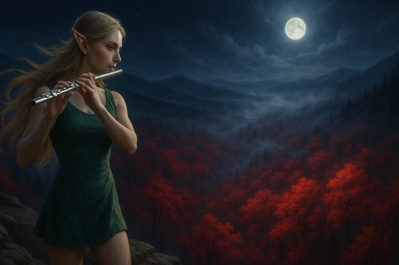My Escape | AI Vocal Trance Music Video w. Transverse Flute – screenshot 5