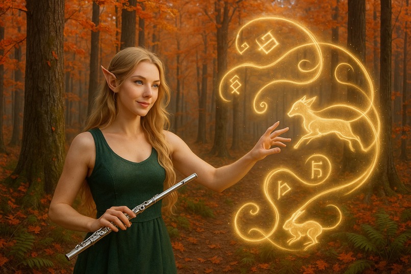 My Escape | AI Vocal Trance Music Video w. Transverse Flute – screenshot 8