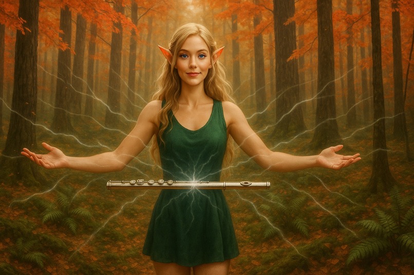 My Escape | AI Vocal Trance Music Video w. Transverse Flute – screenshot 9