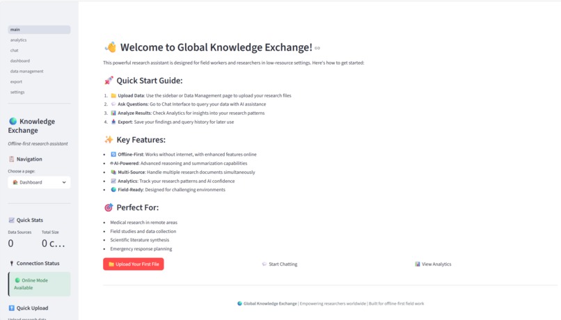 GlobalBrain – screenshot 1